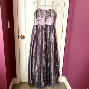 Beautiful prom dress full length evening gown